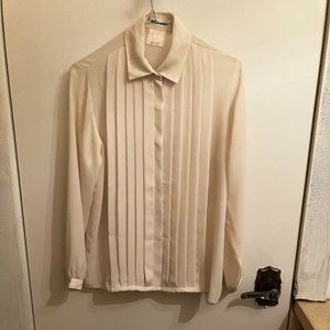 RACHAEL size 8 cream blouse